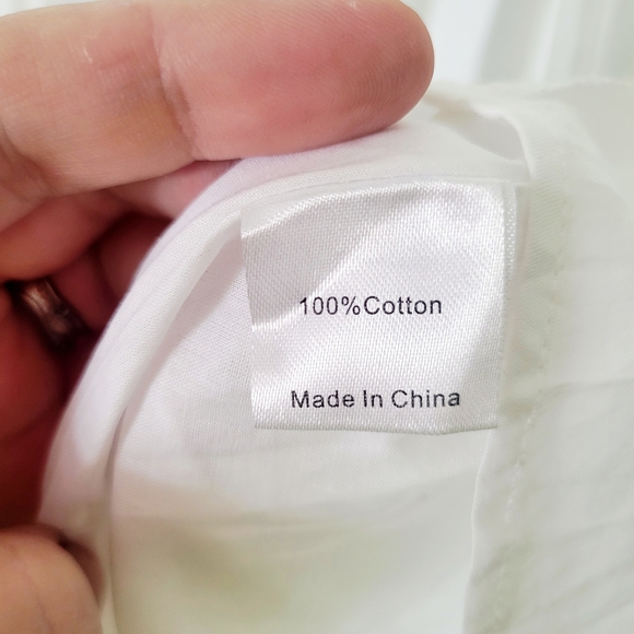 Tuckernuck NWT Boho Preppy White and Blue Embroidered Floral Maxi Dress - Picture 7 of 8